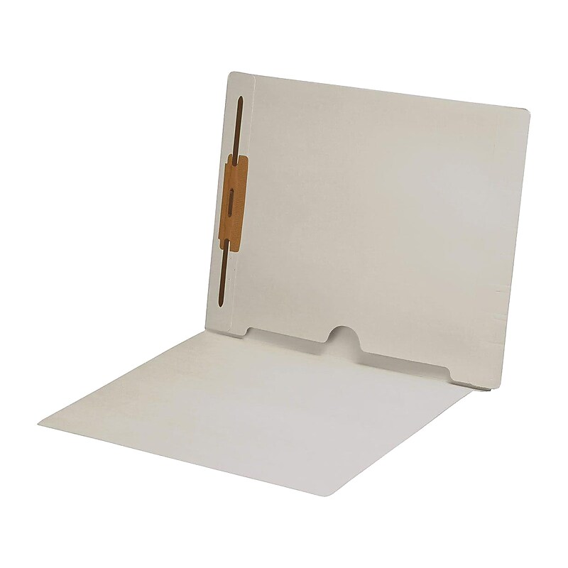 Medical Arts Press End Tab File Folder, Straight Cut, Letter-Size, White, 50/Box (S-09018-WHT) image 1