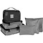 G Force 6-Piece Fabric Travel Pouch Set, Water Resistant, Gray (27105-GREY)~#|#~01701773-B879-4718-AA6712500EC41014_sc7