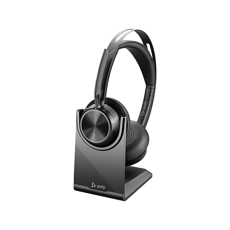 Poly Voyager Focus 2 Wireless Noise Canceling Bluetooth Stereo Headset (9T9J5AA#AC3) image 1