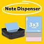 Post-it Pop-up Wave Design Dispenser for 3" x 3" Notes, Black (WAVE-330-BKVP)~#|#~017CAF9E-83F3-432F-9B7F3AF6066D427C_sc7