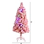 Nearly Natural Holiday Frosted Pink Cashmere Artificial Christmas Tree, 4' (T3030)~#|#~017F336F-15C9-4241-A97C46E46A1DD607_sc7