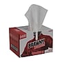 Brawny Professional D400 Durable Fibers Cleaning Wipers, 16.3" x 12.5", White, 152 Wipers/Box (20080/03)~#|#~01827778-31F1-488B-9826BD8310BBA958_sc7