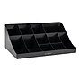Mind Reader 11 Compartment Plastic Condiments Countertop Organizer, Black (COMORG-BLK)~#|#~0187D1FF-37E0-4D8F-AAABE8F77469DF9F_sc7