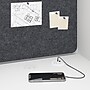 Bush Business Furniture Hustle 60"W 2 Person Back to Back Cubicle Panel Workstation, White (HUS032WH)~#|#~0188F892-ABD3-4535-98E16EC0B02ACDAC_sc7
