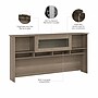 Bush Furniture Cabot 72"W Desktop Hutch, Ash Gray (WC31273)~#|#~018A8B6F-4B71-447B-811D1B07EF8D110D_sc7