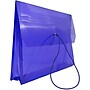 JAM Paper Premium Plastic Document File, Letter, Blue, 3/Pack (218E25BUBX3)~#|#~018C6926-2144-4A3D-9195196DC35596EF_sc7