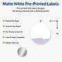 Avery Laser/Inkjet Circle Multipurpose Labels, 2" Dia., White, 120/Pack (S00-F3S)~#|#~018D867E-B258-4E64-BA181740A387DCC5_sc7