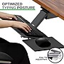 Uncaged Ergonomics Adjustable Standing Desk Keyboard Tray, Black (KT2)~#|#~018F6256-B37E-411C-881D6D67231F5F86_sc7