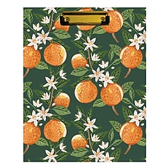 Blue Sky Bespoke Plastic Storage Clipboard, Letter Size, Oranges