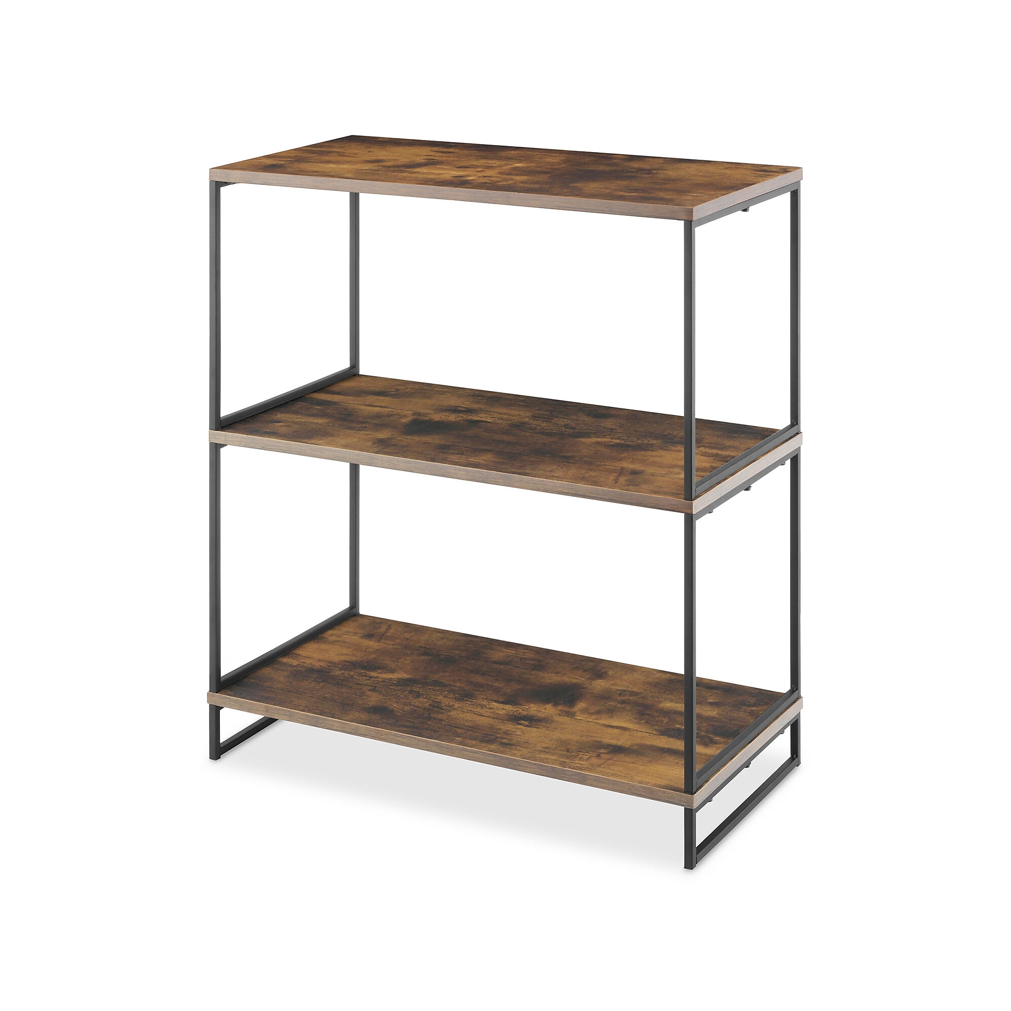 Whitmor 3-Shelf Wood Stand Alone Shelving, 29.3″ x 23.6″, Multicolored (6764-11350) Sansujyuku sansujyuku.com