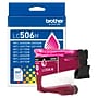 Brother LC506 Magenta Standard Yield Ink Cartridge, Prints Up to 900 Pages (LC506MS)~#|#~01961619-7699-4097-A66ED274B486297B_sc7
