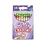 Crayola Glitter Crayons, Assorted Colors, 24/Pack (52-3715)~#|#~019E616F-6365-4F4A-BEA9C354A5DD5103_sc7