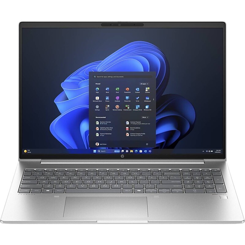 HP ProBook 460 G11 16" AI Laptop, Intel Core Ultra 7-155U, 16GB DDR5 RAM, 512GB PCIe SSD, Windows 11 Pro (A1LH5UT#ABA) image 1
