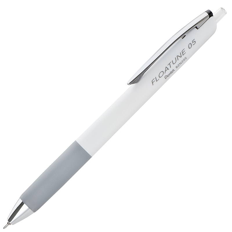 Pentel Floatune Retractable Rollerball Pen, Fine Point, 0.5mm, Black Ink, Dozen (BZN205-A) image 1