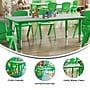 Flash Furniture Wren Rectangular Activity Table, 23.625" x 47.25", Height Adjustable, Green/Gray (YU060RECTBLGN)~#|#~01A3BA9C-D365-4A25-819E32440F78EE9C_sc7