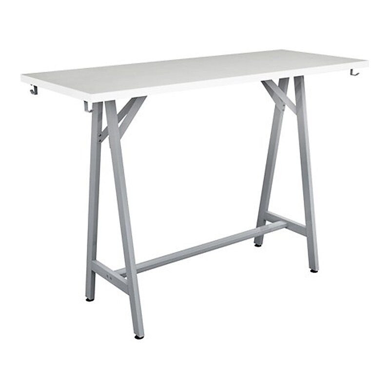 Safco Spark Teaming Table, 24" x 60", Fashion Gray (SPK6024SLFNGY) image 1