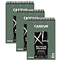 Canson XL Series 9" x 12" Wire Bound Drawing Sketch Pad, 60 Sheets/Pad, 3/Bundle (MCXC100510915-3)~#|#~01AA15E2-FC2F-4A53-B504AE647511695A_sc7