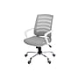 Monarch Specialties Inc. Ergonomic Mesh Computer and Desk Chair, Grey/White (I 7225)~#|#~01AD891F-C9C7-4903-94AE98D7B6B50837_sc7
