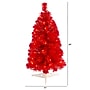 Nearly Natural Red Artificial Christmas Tree, 2' (T3302)~#|#~01B38366-3729-474A-AB6678D780BA1578_sc7