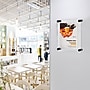 Azar Poster Holder, 8.5" x 14", Wall Mounted, Black Acrylic (105506-BLK)~#|#~01B3E281-F648-433E-8E429CEF5C21B5F3_sc7