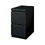 Staples 2-Drawer Mobile Vertical File Cabinet, Letter Size, Lockable, 27.75"H x 15"W x 19.88"D, Black (ST60432/24876D)~#|#~01BBAA3D-3BC5-4309-BC5CB691DDBF0638_sc7