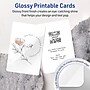 Avery Integrated Cards, 5" x 7", Glossy White, 100/Box (95349)~#|#~01BCF891-D0B6-47B3-9216458174BB333C_sc7