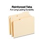 Staples 30% Recycled Reinforced File Folders,1/3-Cut Tab, Letter Size, Manila, 250/Box (ST502677/502677)~#|#~01C85B57-F2C2-4E36-93A5FADAAB17785F_sc7