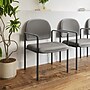 Flash Furniture Tiffany Vinyl Reception Side Stacking Chair, Gray (BT5161GRYVINYL)~#|#~01C869A3-8226-4E2C-8D4F69517E9DC45E_sc7