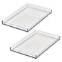 iDESIGN Plastic Desktop Tray, Clear, 2/Pack (28234M2)~#|#~01CBD34C-168C-4047-99330EE22C9A1C71_sc7