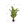 Monarch Specialties Inc. 47" Artificial Evergreen Tree in Pot (I 9535)~#|#~01D91AA6-3C08-4E0C-844C47A396756B22_sc7