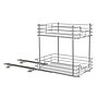 Household Essentials Brushed Steel Two-Tier Pull-Out Pantry Organizer (HH25310-1)~#|#~01DB2044-C73D-4F6B-9EFBAFE45A8577C2_sc7