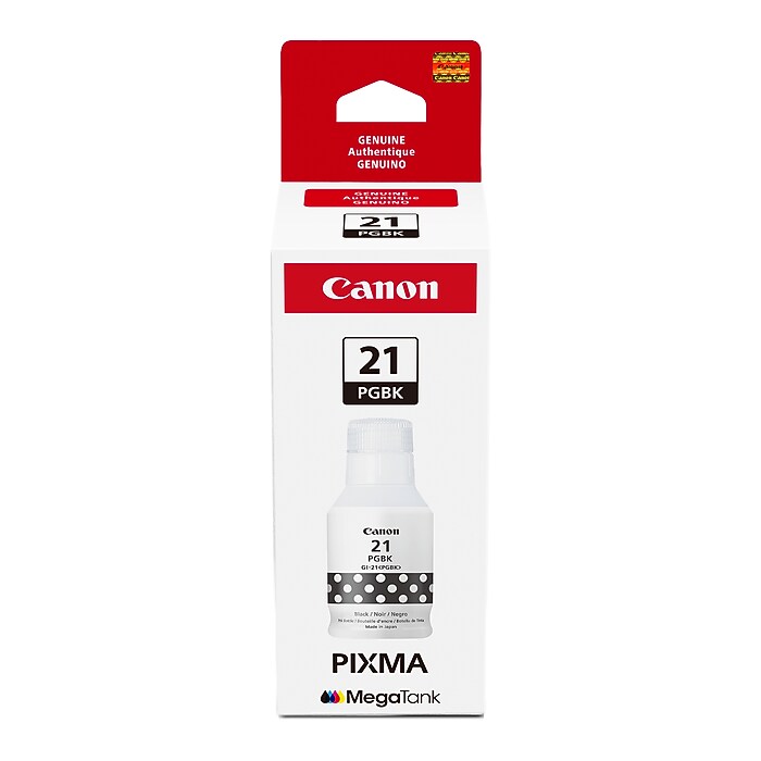 Canon GI-21 Pigment Black Standard Yield Ink Bottle (4526C001