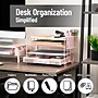 Mind Reader Metal Desk Organizer, Pink (MESH4C-PNK)~#|#~01E92255-5757-4D5A-A185BF0CC4800D38_sc7