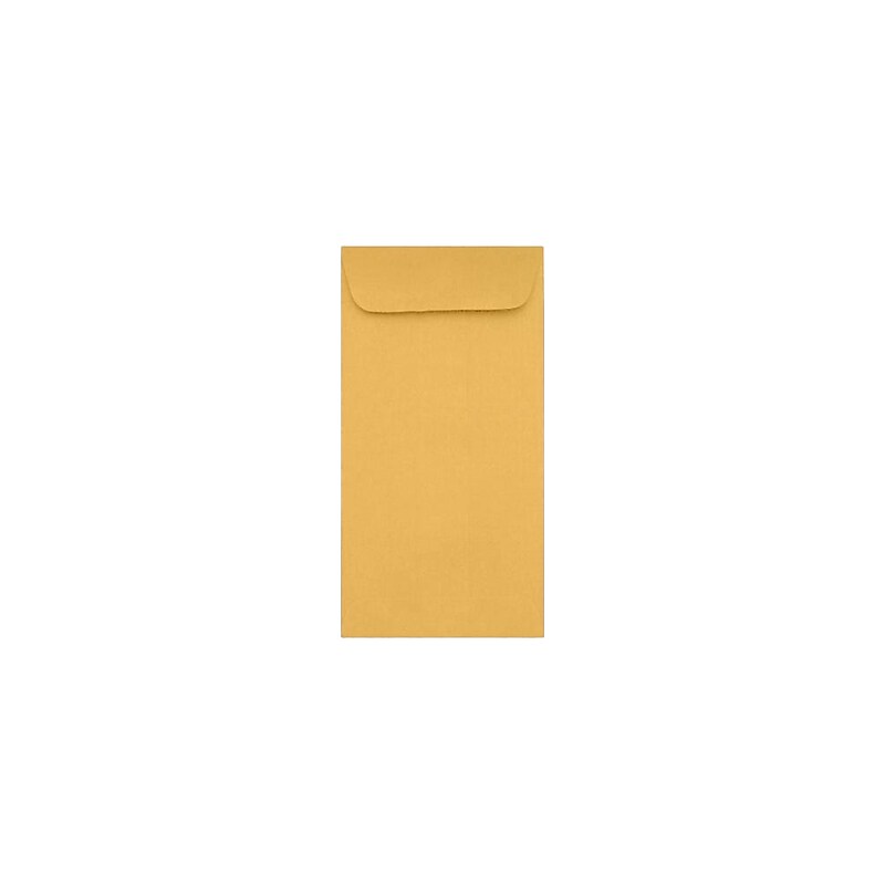 LUX Kraft #14 Open End Envelopes, 5" x 11 1/2", 28 lb. Brown Kraft, 1000 Qty (WS-5248-1M) image 1
