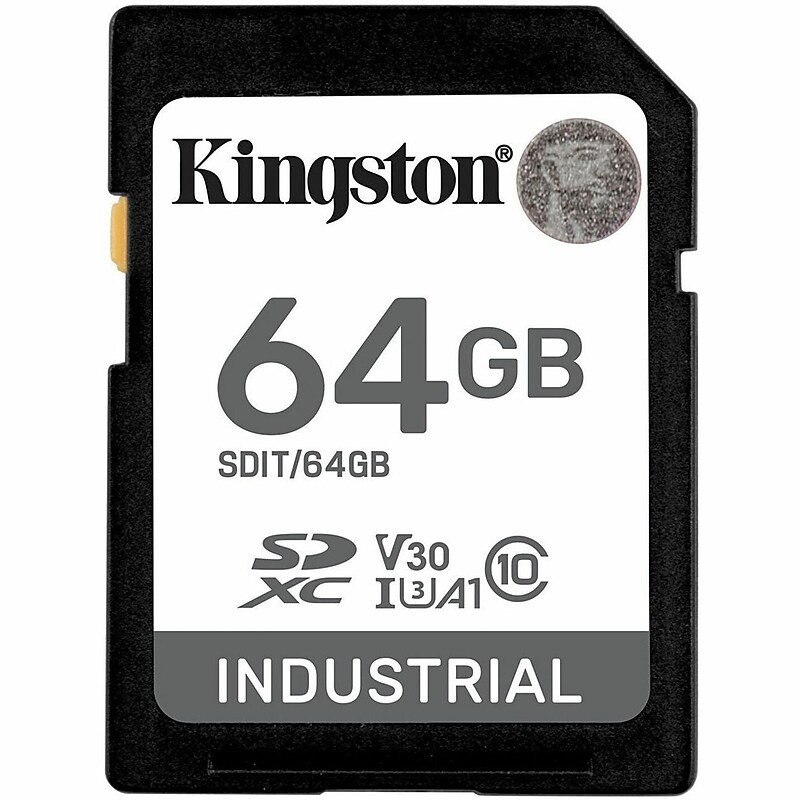 Kingston Industrial SD Card 64GB image 1