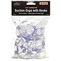 Excello Brands Suction Cups with Hooks, Clear, 25/Pack (SC-25PK)~#|#~01F333DB-0B63-4D4E-A917D8AD97B1EDFF_sc7
