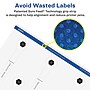 Avery Laser/Inkjet Multipurpose Labels, 4" x ", Glossy Clear, 200/Pack (94115)~#|#~01F45BEC-614B-412D-B7FF6147E1090B3F_sc7