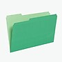 Pendaflex File Folder, Straight Cut, Assorted, Legal Size, Bright Green, 100/Box (153 1/3 BGR)~#|#~01F522AA-A3E3-4555-94F66D256D62C6E2_sc7