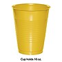 Creative Converting Touch of Color Plastic Cups, 16 oz., School Bus Yellow, 240 Cups/Carton (28102181)~#|#~01F5769C-56FA-423F-B7E5A1B9E082BE51_sc7