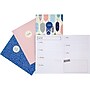 Carpe Diem Feathers 1-Subject Notebooks, 4.1" x 5.8", 16 Sheets, Ruled, Assorted Colors, 4/Pack (9368-CD)~#|#~01F5A892-E440-4BBC-8AC6E1A136D60E77_sc7