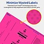 Avery Laser/Inkjet Rectangle Multipurpose Labels, 1" x 7", Neon Magenta, 160/Pack (94225)~#|#~01F6F06A-49C5-424F-BD4DD254C929805D_sc7