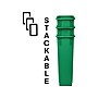 Alpine Industries Polypropylene Recycling Bin and Dolly, 23 Gallon, Green (ALP477-GRN-PKD)~#|#~01F80DA5-251E-4EC4-AF6A6D800FDD95A8_sc7
