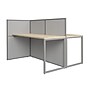 Bush Business Furniture Easy Office 2 Person Cubicle Desk, Natural Elm (EOD460NE-03K)~#|#~01FA78EA-D264-4B96-AFFEB2817FBE4E70_sc7