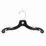Nahanco 12" Plastic Super Heavy Weight Dress Hanger, Black, 100/Pack (2412)~#|#~01FAB4C8-0D84-45CF-84997989BE0BC846_sc7