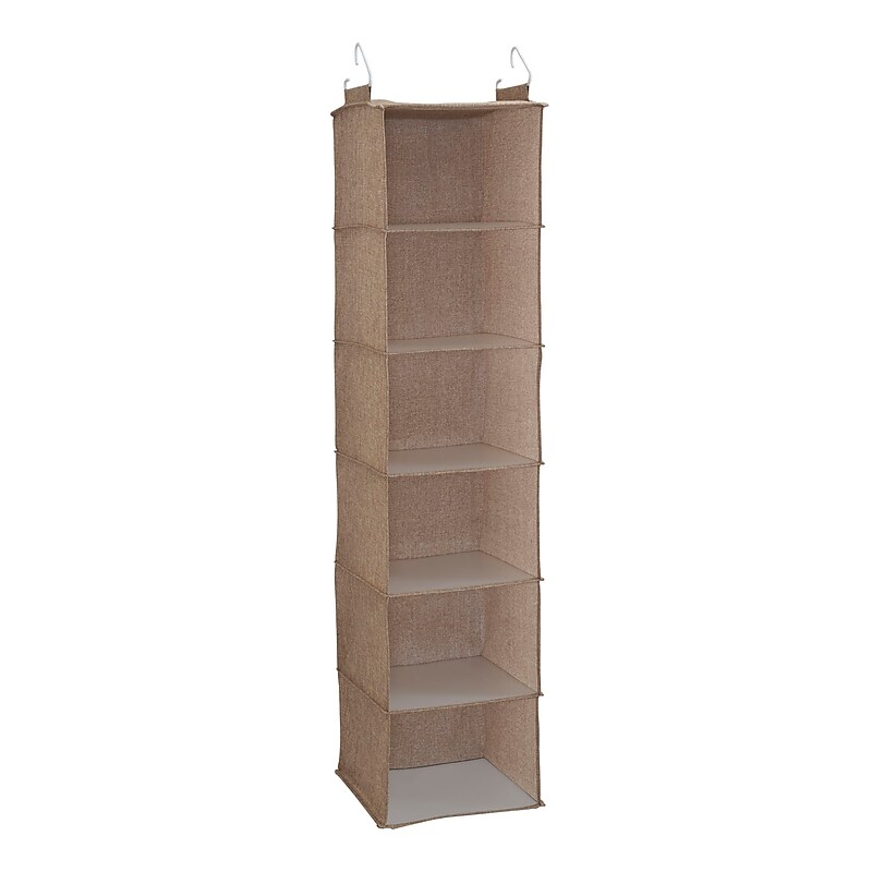 Household Essentials Hanging Closet Organizer, 6 Shelf (7802-1) image 1