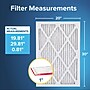 Filtrete Allergen Defense 20" x 30" x 1" Pleated Air Filter, MERV 11, 4/Carton (9822-4CA)~#|#~01FD7F40-4676-427D-AF20331DCAD80856_sc7