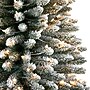 Nearly Natural 12' Flocked Pencil Artificial Christmas Tree with 1000 Clear Lights and 1819 Bendable Branches (T3333)~#|#~0202202F-7C57-48E8-BEC1315524239812_sc7