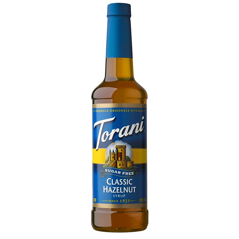 Torani Sugar Free Classic Hazelnut Syrup, 750 ml. (HSN42073) image 1