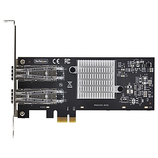 StarTeck PEX10GSFP ③ 10G PCIe SFP+ Card - Single SFP+ Port Network Adapter - Open