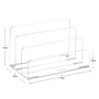 Mind Reader 3-Compartment Acrylic Desk Organizer, Clear (ASORT3-CLR)~#|#~0212D505-09D0-402E-A53BBAC24026A2D8_sc7